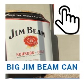 The Big Jim Beam Can Button