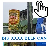 The Big XXXX Beer Can Koumala QLD Button