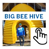 The Big Bee Hive Button
