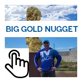 The Big Gold Nugget Button