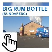 The Big Rum Bottle Bundaberg Button