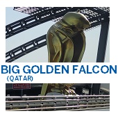 The Big Gold Falcon Button