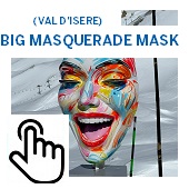 The Big Masquerade Mask Button