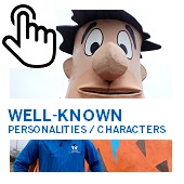 Well Known Personalities Characters Button