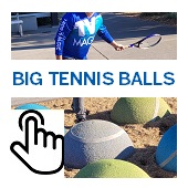 The Big Tennis Balls Button