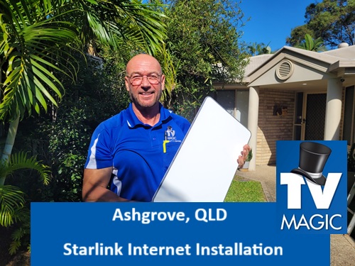 Ashgrove QLD Starlink Internet Installation