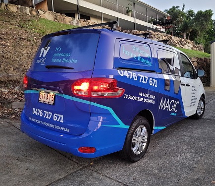 Side of Darrel's Van