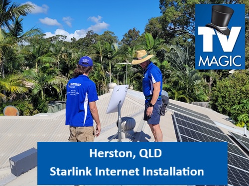 Herston QLD Starlink Internet Installation