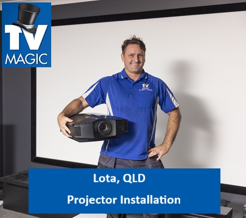 Lota QLD Projector Installation