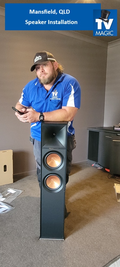 Mansfield QLD Speaker Installation