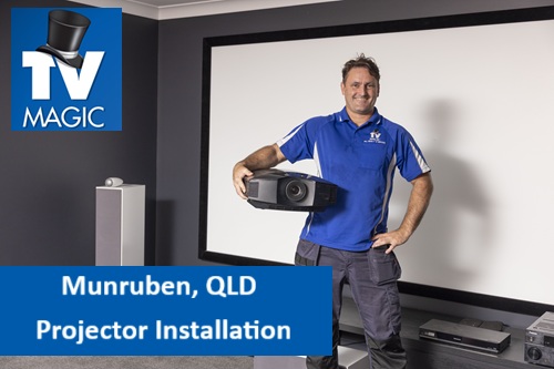 Munruben QLD Projector Installation