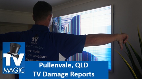 Pullenvale QLD TV Damage Reports