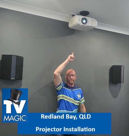 Redland Bay QLD Projector Installation