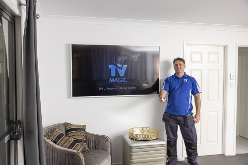 Samsung Frame installed by TV Magic