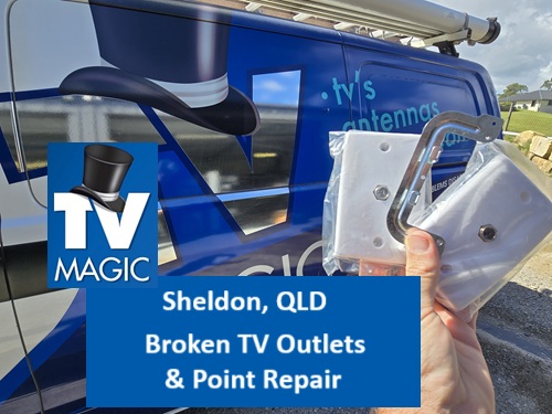 Sheldon QLD Broken TV outlets and point repair