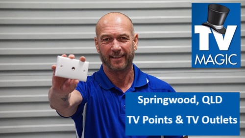 Springwood QLD TV points and tv outlets