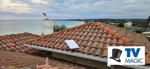 TV Magic Starlink installation. Logo in bottom right corner