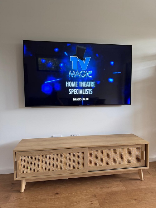 Large TV delivered and installed by TV Magic
