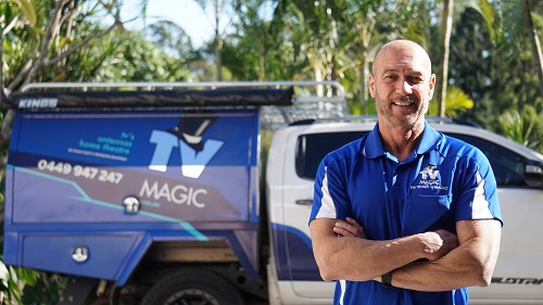 Technician - Darren with his van