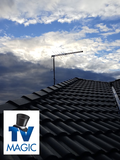 An antenna install by TV Magic