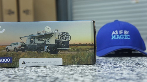 A Vast Decoder box with a TV Magic cap