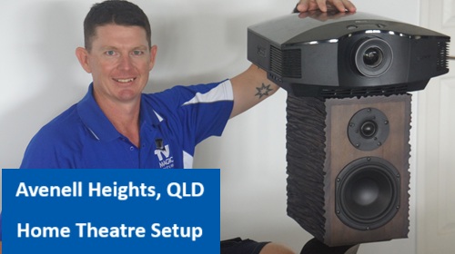 Avenell Heights QLD Home Theatre Setup