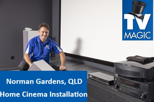 Norman Gardens QLD Home Cinema Installation