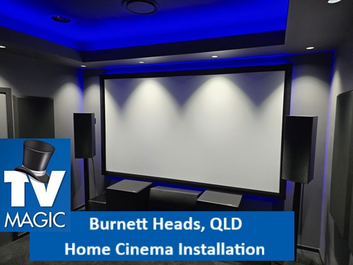 Burnett Heads QLD Home Cinema Installation