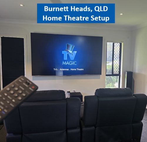 Burnett Heads QLD Home Theatre Setup