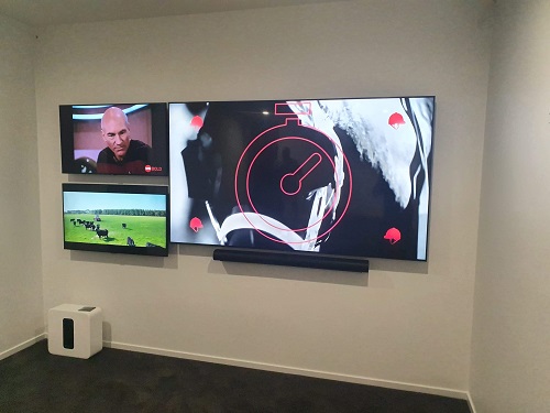 A TV Magic multi-TV display