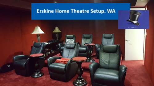 Erskine Home Theatre Setup. WA