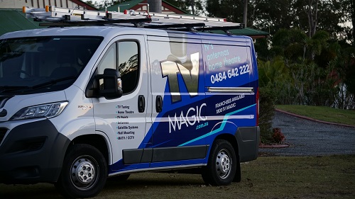 Side of Technician - Carl's van.