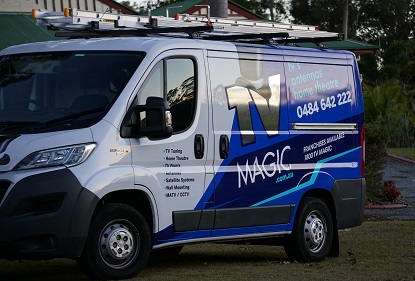 Side view of Carl - Technician's van.