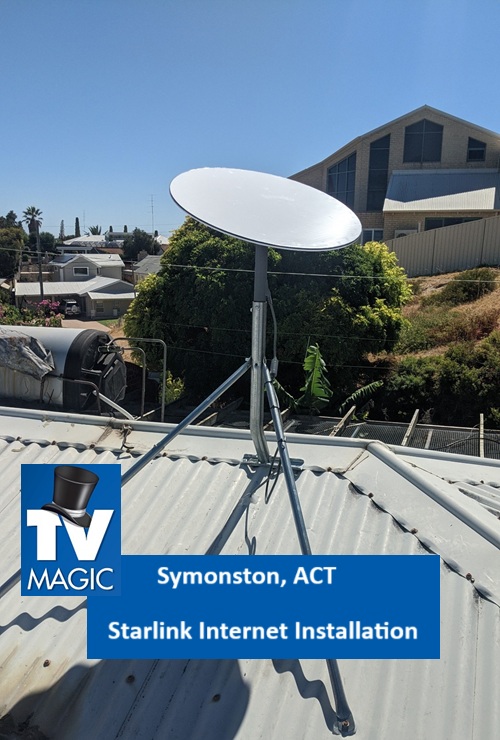 Symonston ACT Starlink Internet Installation
