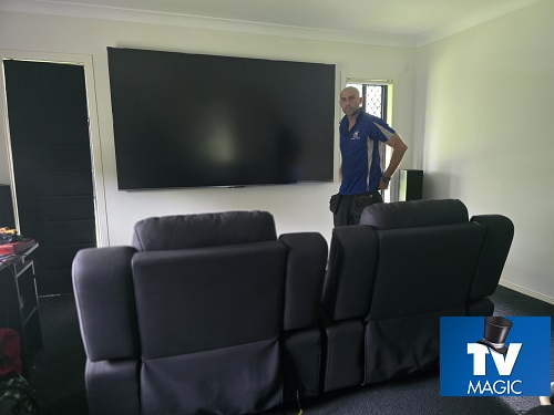 Complete home theatre setup by TV Magic in South Geelong