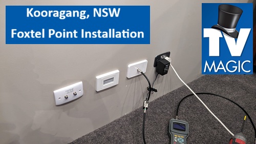 Kooragang NSW Foxtel Point Installation