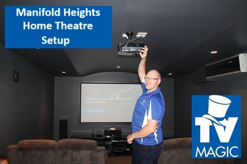 Manifold Heights Home Theatre setup