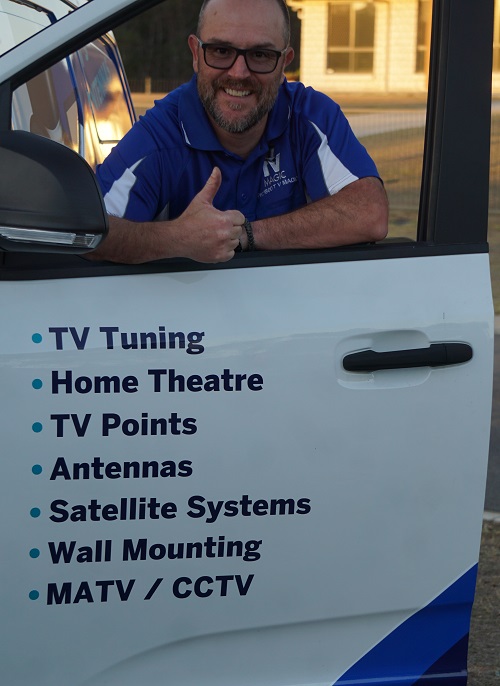 Technician - Vaughan, leaning on the door of his van