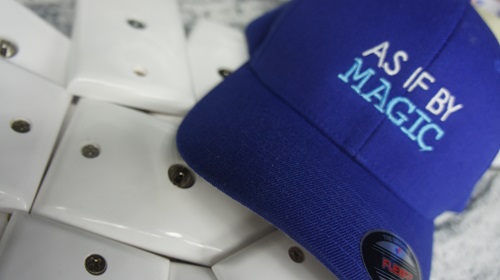Close up of TV points with TV Magic cap that says "As If By Magic"