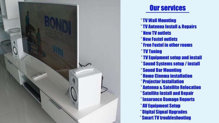 Paradise Point Hollywell Soundbar Home Theatre Speaker installationt