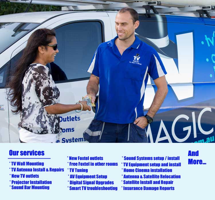 biggera waters tv antenna booster installation
