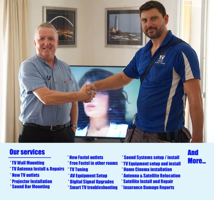 burleigh waters tv tuning setup installation