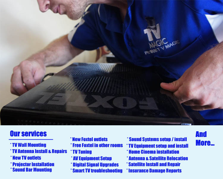 coombabah tv outlet extra foxtel connection point gold coast