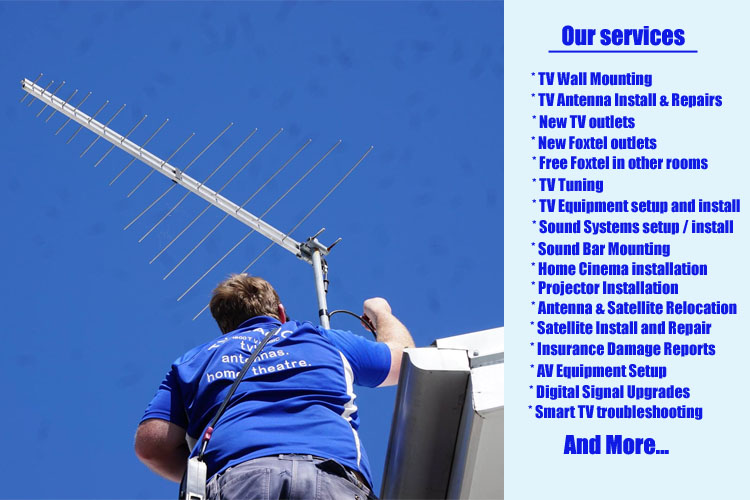 oxenford tv antenna reception repair