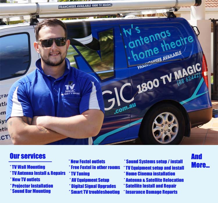 pacific pines tv tuning setup installation technician gold coast