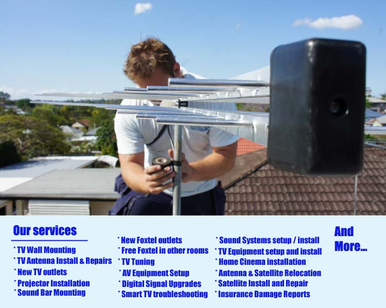 runaway bay biggera waters tv antenna installation