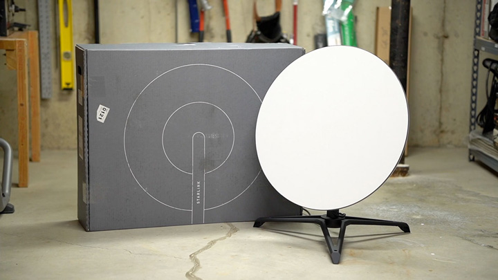 starlink dishy and box
