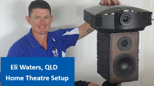 Eli Waters QLD Home Theatre Setup