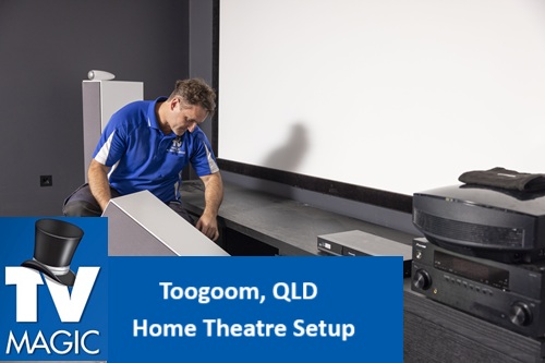 Toogoom QLD Home Theatre Setup