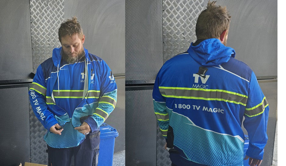 Nick sporting new hi vis